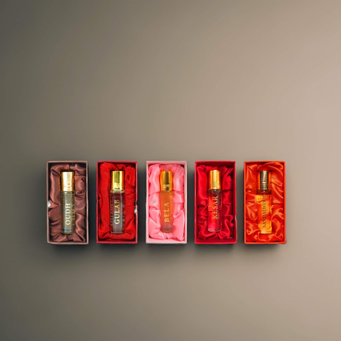 Classic Ittar Collection – Oudh, Gulab, Bela, Kesar & Sandalwood | Long-Lasting Natural Scents