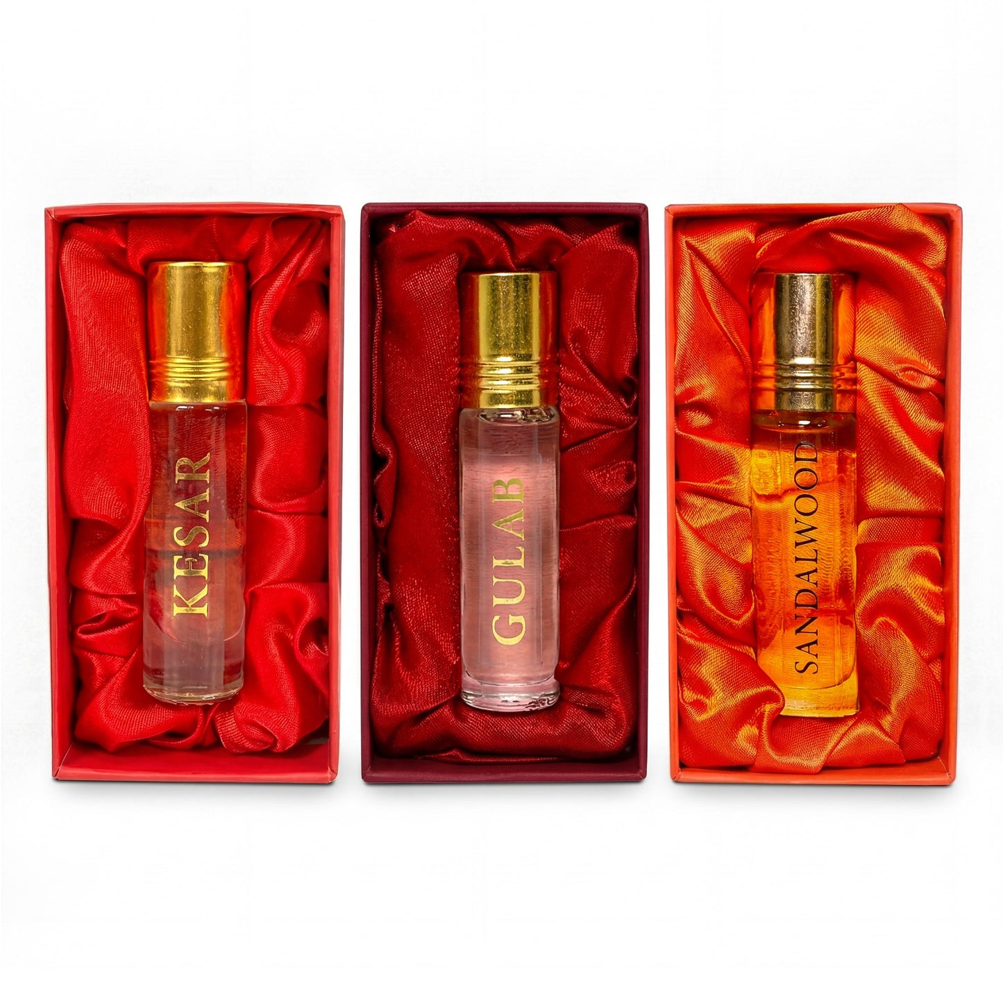 Pure Luxury Attar Set – Gulab Kesar Sandalwood