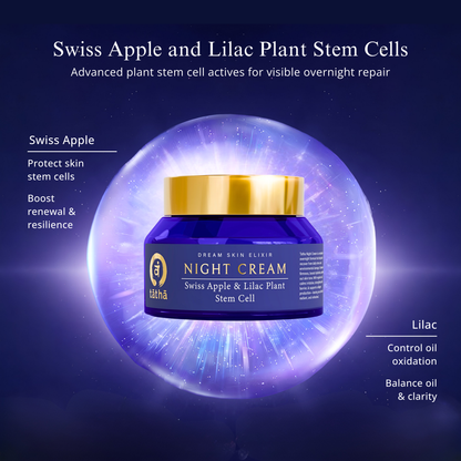 Night Cream with Swiss Apple & Lilac Pllant Stem cells