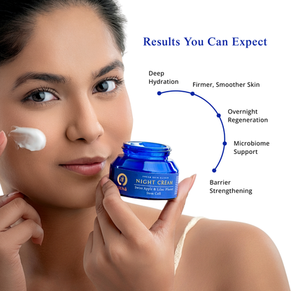 Night Cream with Swiss Apple & Lilac Pllant Stem cells