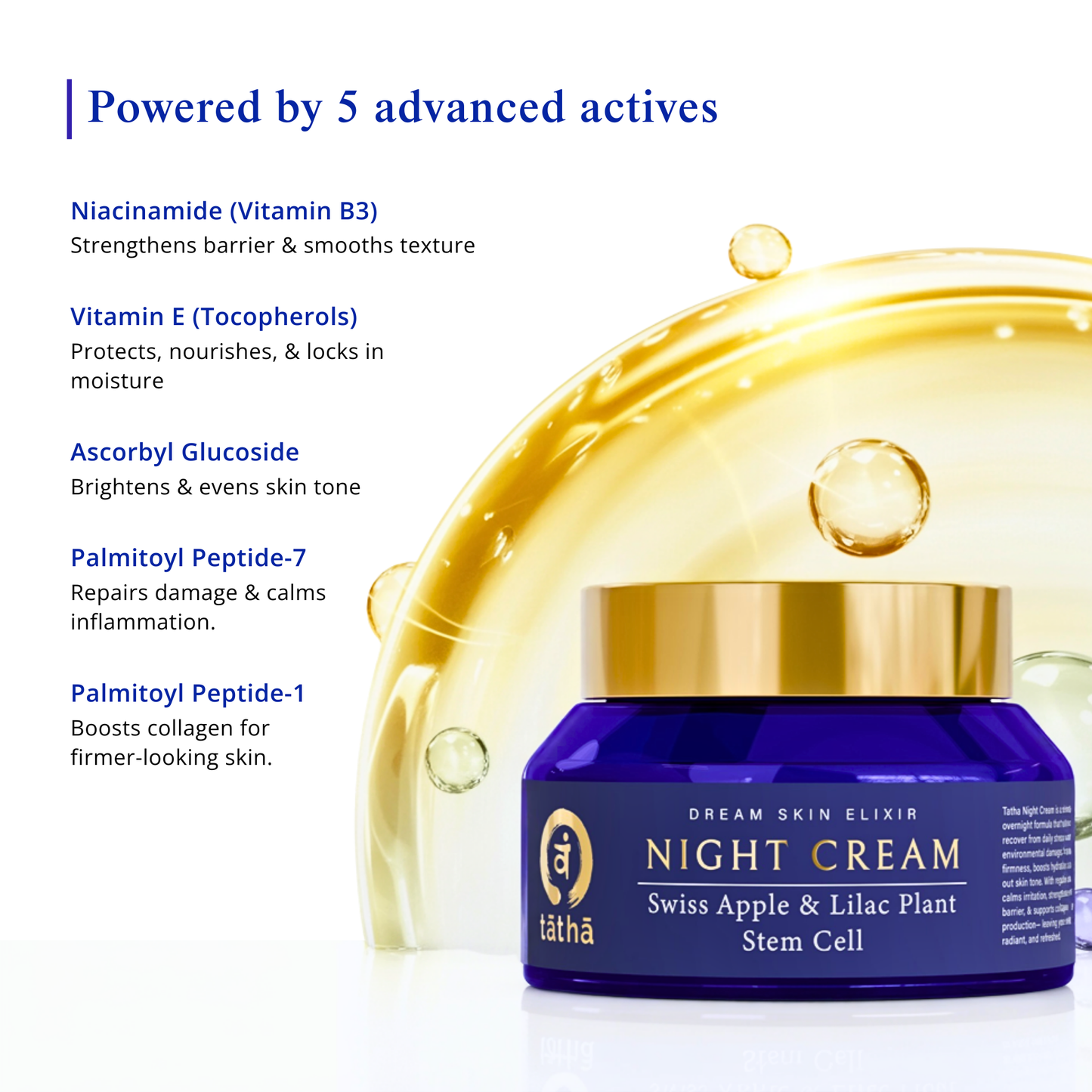 Night Cream with Swiss Apple & Lilac Pllant Stem cells