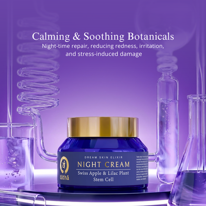 Night Cream with Swiss Apple & Lilac Pllant Stem cells