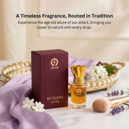 Ruhani Attar | Lavender & Oudh Natural Perfume | 6ML