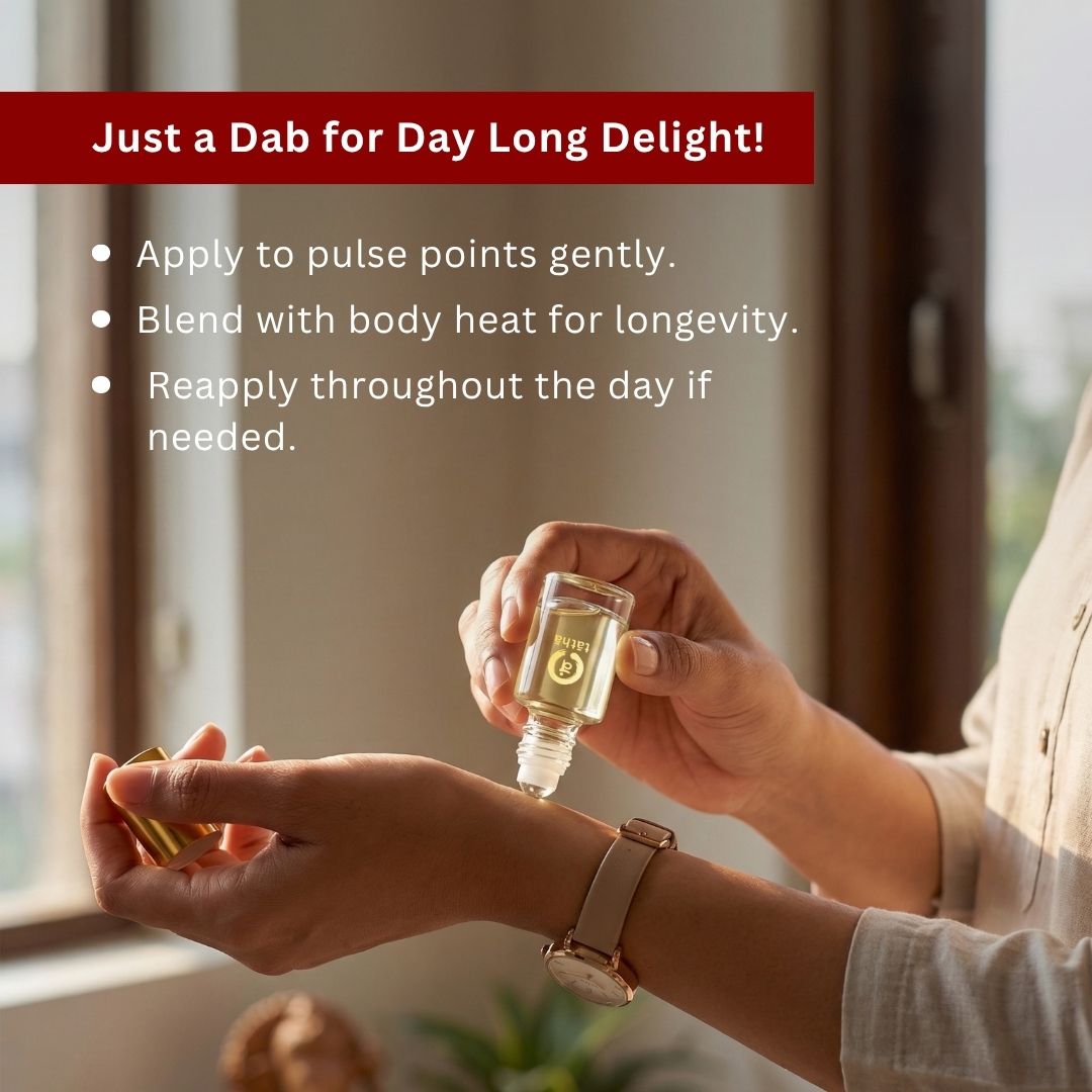 Ruhani Attar | Lavender & Oudh Natural Perfume | 6ML