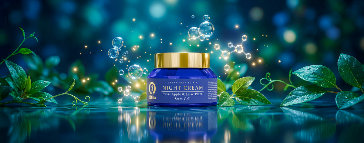 Tatha Dream Skin Elixir Night Cream with Swiss Apple & Lilac Plant Stem Cells