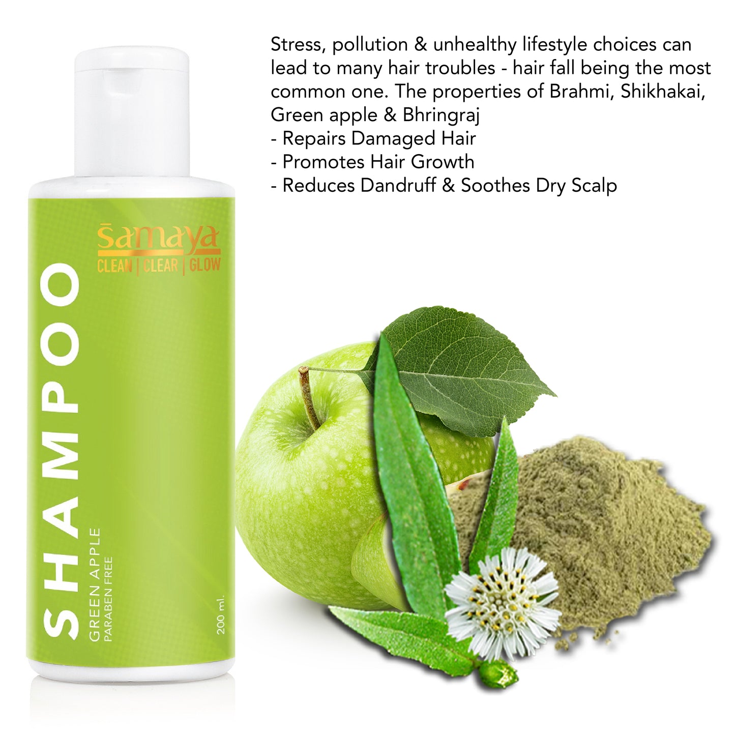 Samaya Green Apple Shampoo