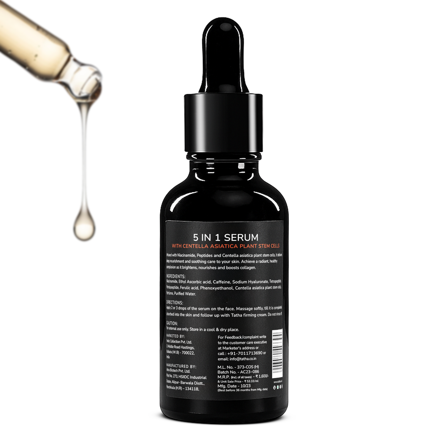 Centella Asiatica Plant Stem Cell 5-in-1 Serum with Niacinamid