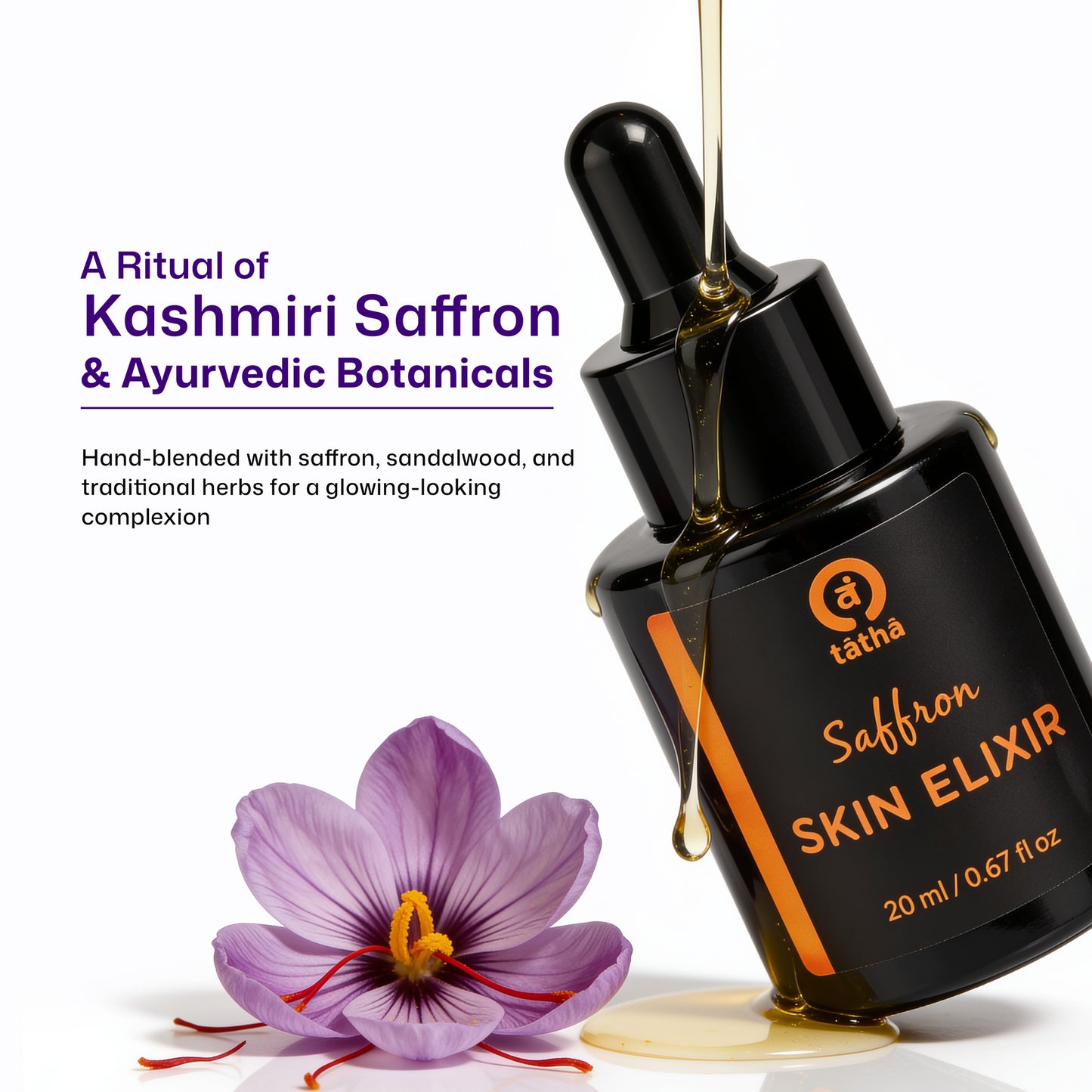 Saffron Skin Elixir Facial Oil Serum