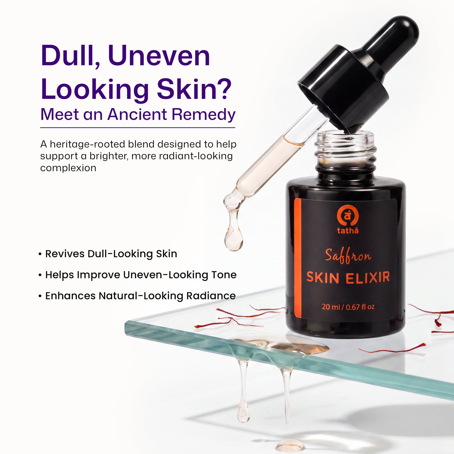 Saffron Skin Elixir Facial Oil Serum