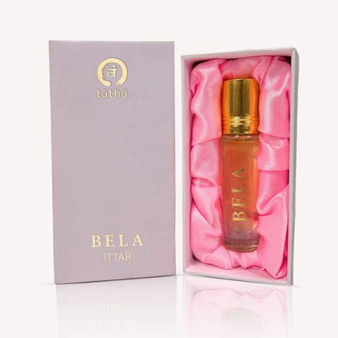 Tatha Bela Attar – Pure Jasmine Perfume Oil | 100% Natural & Alcohol-Free | Long-Lasting Scent | Ideal Gift for Loved Ones | Perfect for Daily Use & Special Occasions | 10ml